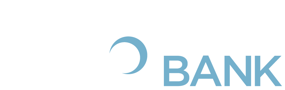 TBO Bank logo in white